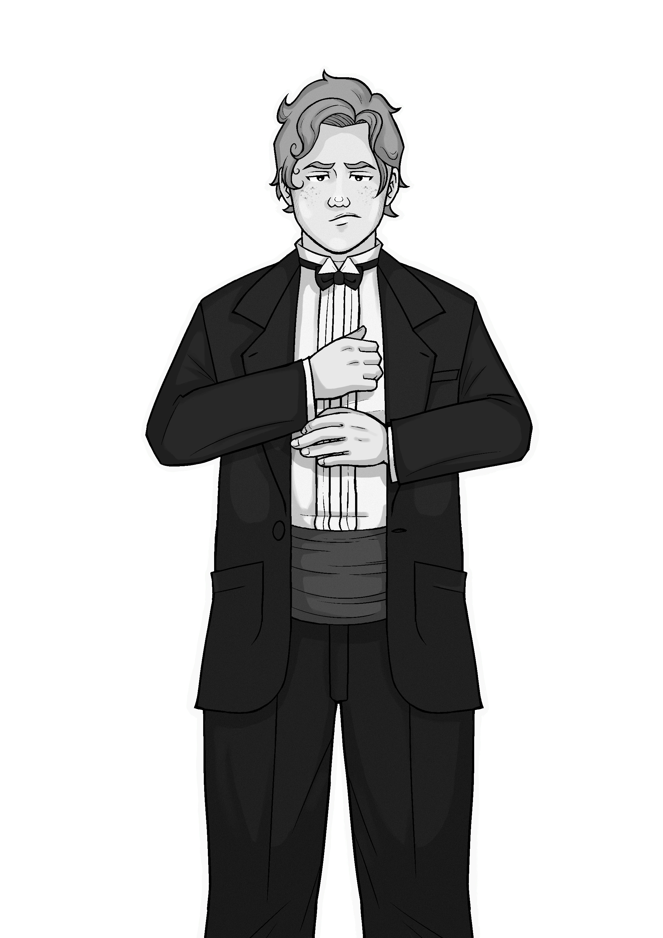 Portrait of Emile de La Roche